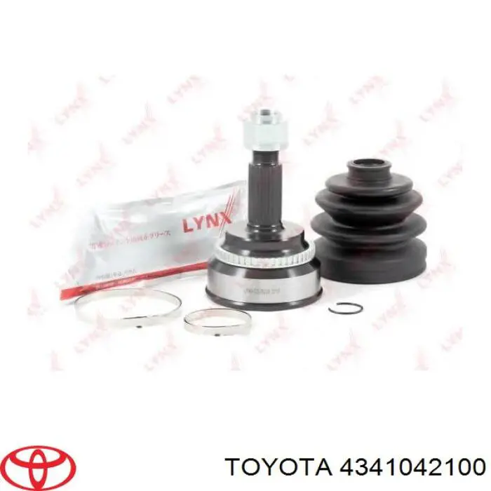 Піввісь передня, права Toyota 4341042100 ціна, від 209.01 USD