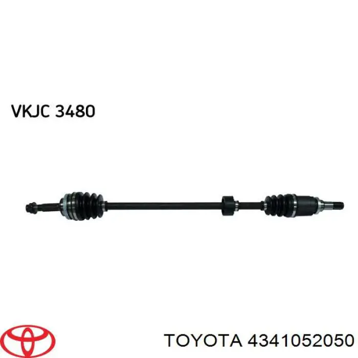 Купити 4341052050 Toyota Піввісь права