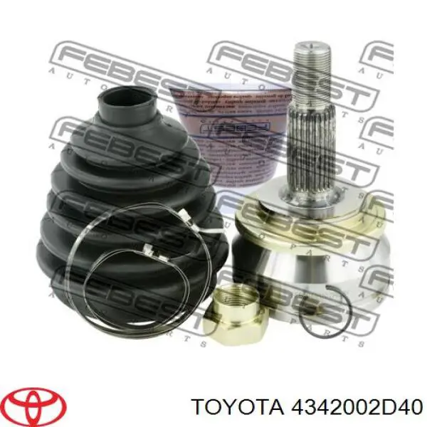 4342002D40 Toyota Привід лівий