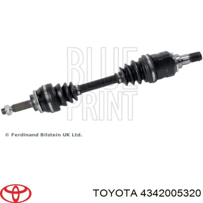 Привід передній лівий Toyota 4342005320 ціна, від 85.08 USD