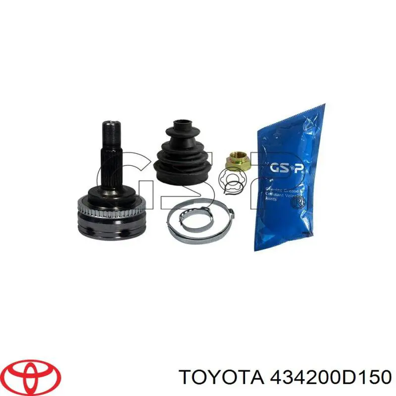 Купити 434200D080 Toyota Ліва піввісь