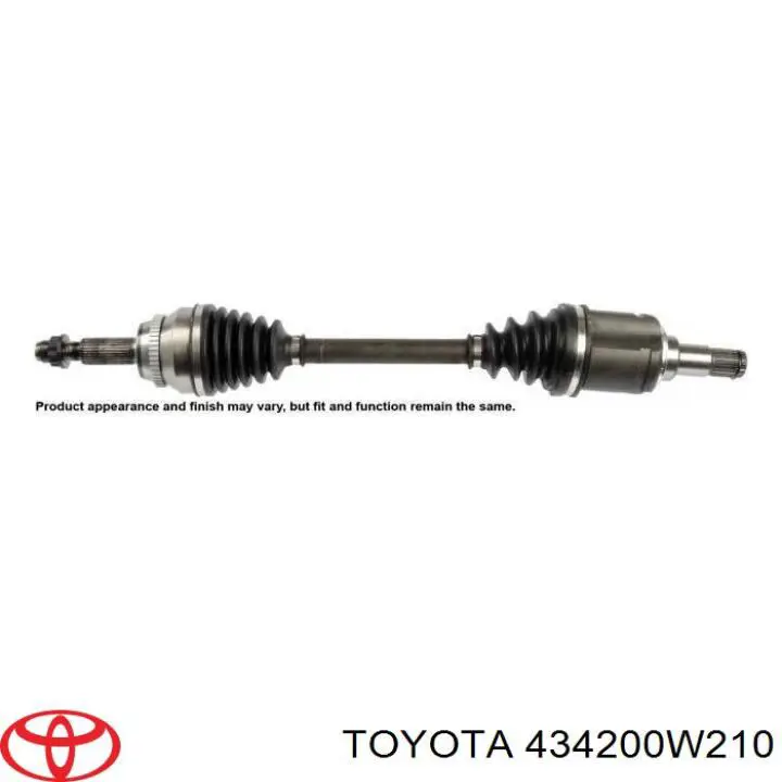 Привід передній лівий Toyota 434200W210 ціна, від 105.66 USD