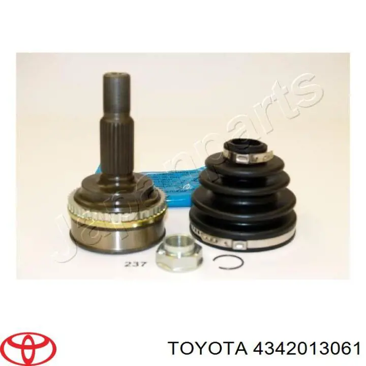 4342013061 Toyota піввісь (привід передня, ліва)