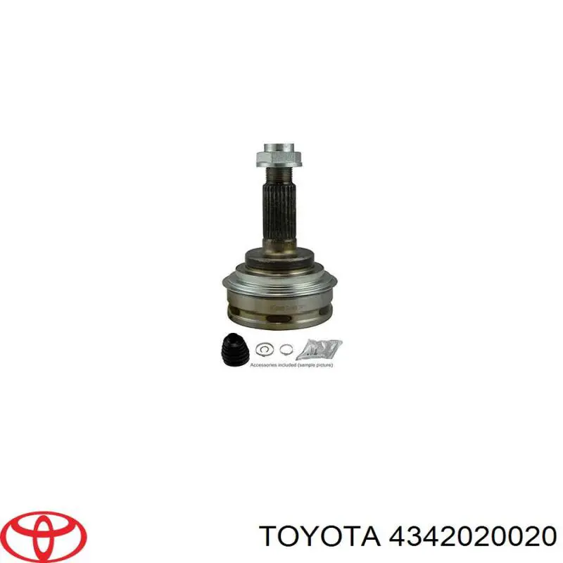 ШРУС зовнішній передній 4342020020 Toyota