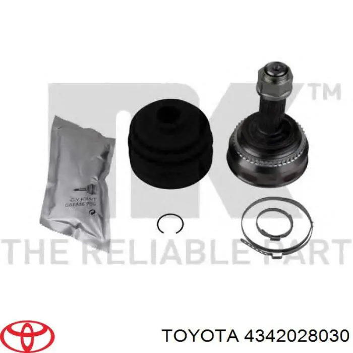 Привід передній лівий Toyota 4342028030 ціна, від 94.49 USD