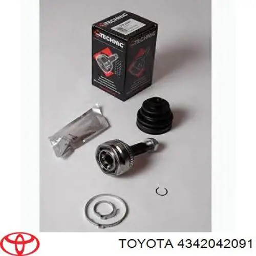 Купити 4342042091 Toyota Ліва піввісь
