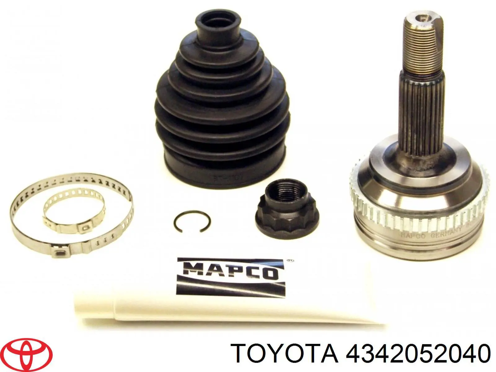 Привід передній лівий Toyota 4342052040 ціна, від 62.08 USD