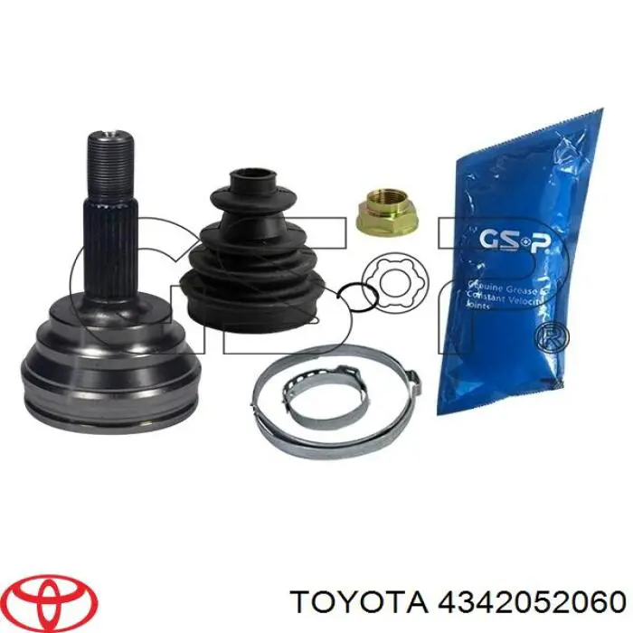 Купити 4342052060 Toyota Ліва піввісь