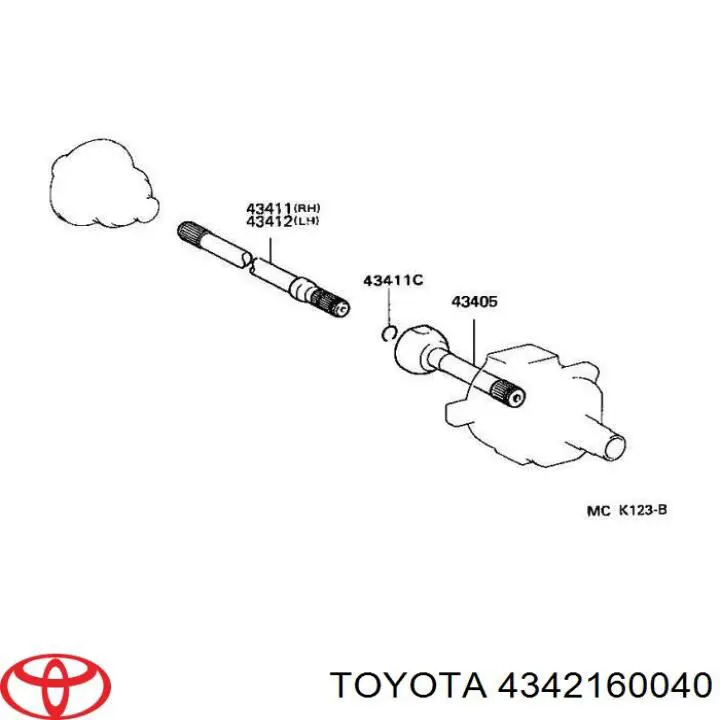 Фланець передньої маточини Toyota Land Cruiser 80 (J8) (Тойота Ленд крузер)