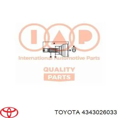  Toyota 4343026033 ціна, від 198.19 USD