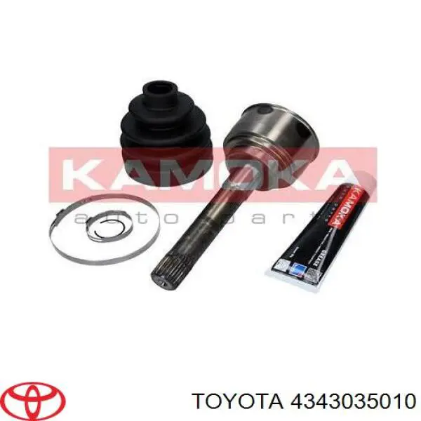 ШРУС зовнішній передній 4343035010 Toyota