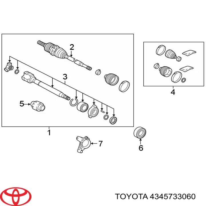  Toyota 4345733060 ціна, від 31.67 USD
