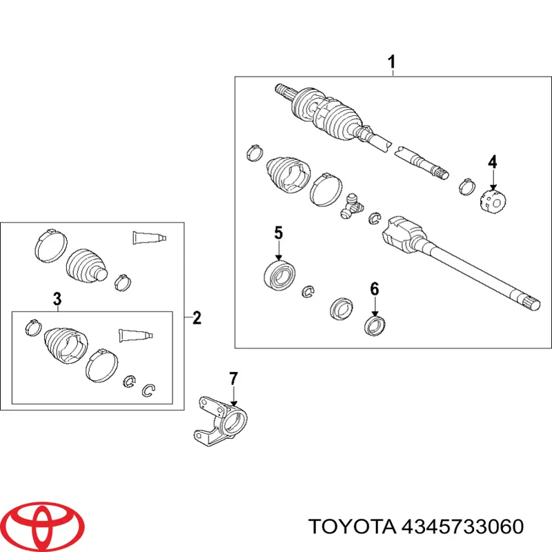 4345733060 Toyota 