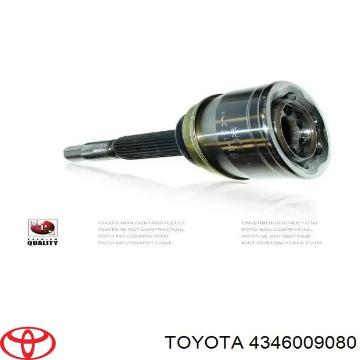 ШРУС наружный TOYOTA 4346009080