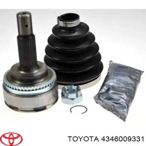 Купити 4346009331 Toyota Піввісь права