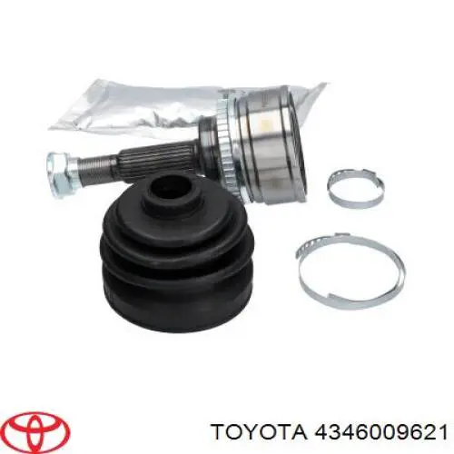 Піввісь передня, права Toyota 4346009621 ціна, від 206.72 USD