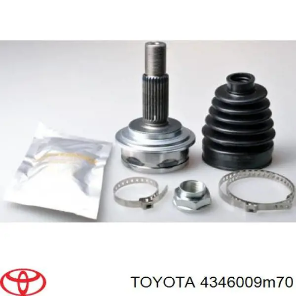 Купити 4346009M70 Toyota Піввісь задня
