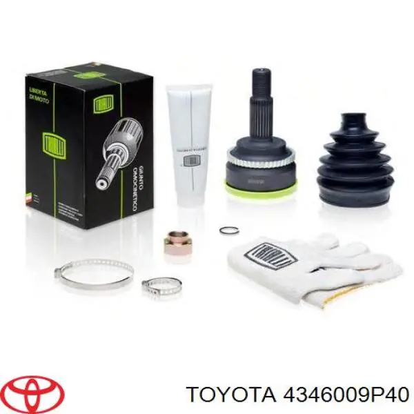ШРУС зовнішній передній, правий Toyota 4346009P40 ціна, від 97.07 USD