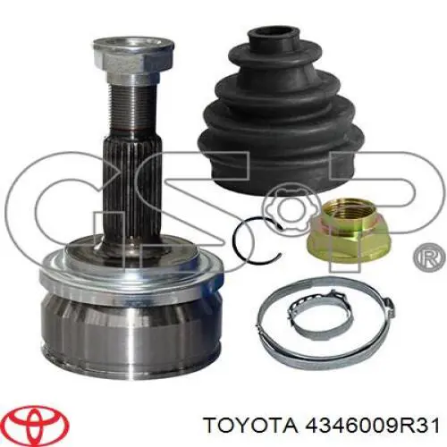 Купити 4346009R30 Toyota ШРКШ зовнішній передній, правий
