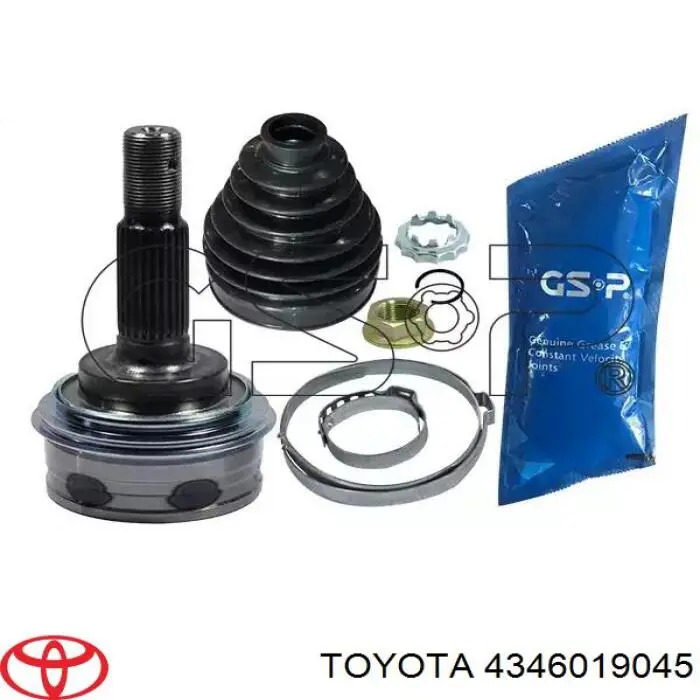 ШРУС зовнішній передній 4346019045 Toyota