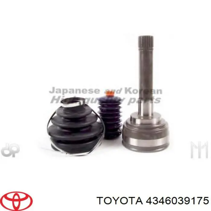 Граната колісна Toyota 4346039175 ціна, від 240.73 USD