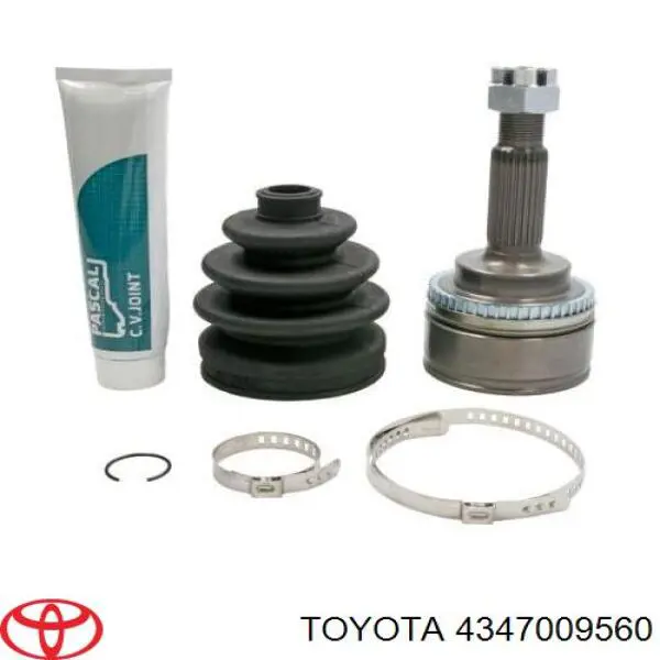 Граната колісна Toyota 4347009560 ціна, від 19.57 USD