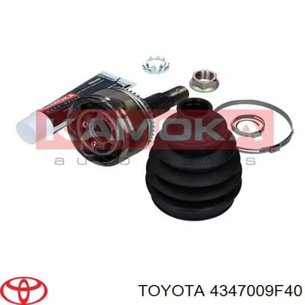 4347009F40 Toyota Привід лівий
