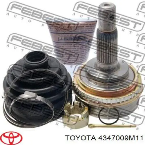 ШРУС зовнішній передній, правий Toyota 4347009M11 ціна, від 48.10 USD