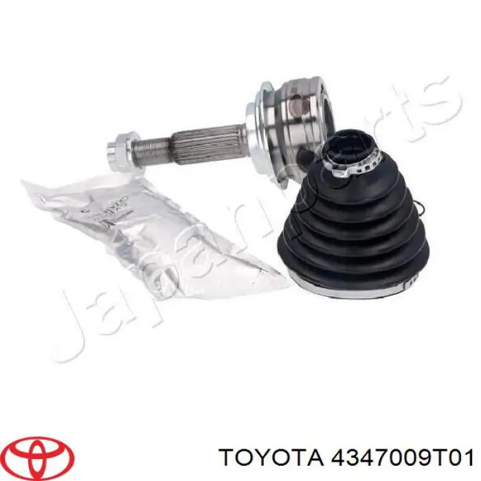 4347009T00 Toyota Привід лівий
