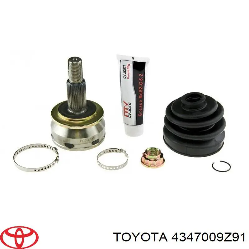 4347009Z91 Toyota Привід лівий