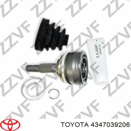 Граната колісна Toyota 4347039206 ціна, від 617.90 USD