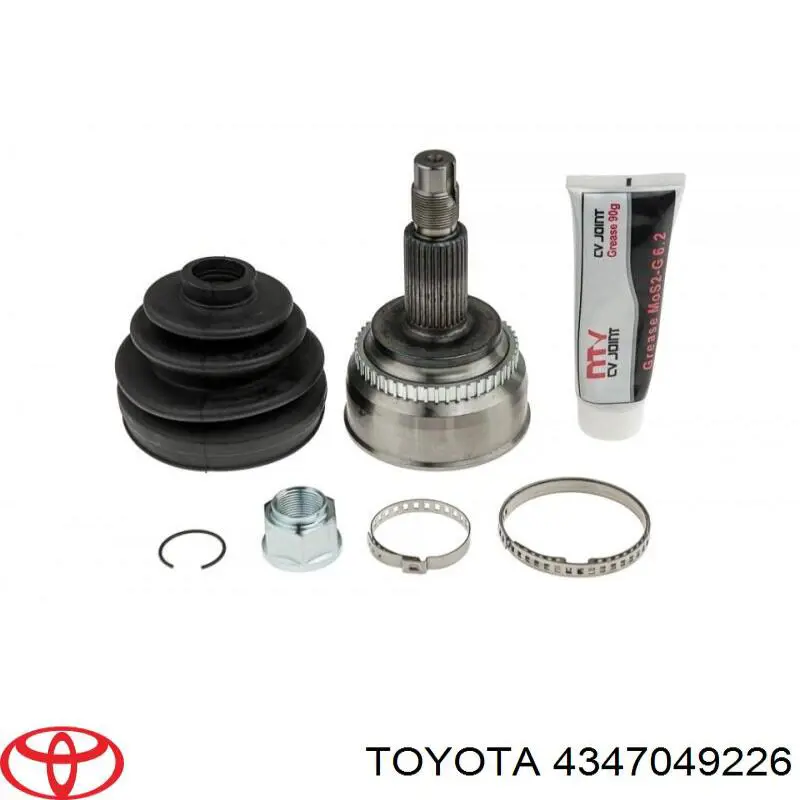 Ліва піввісь 4347049355 Toyota