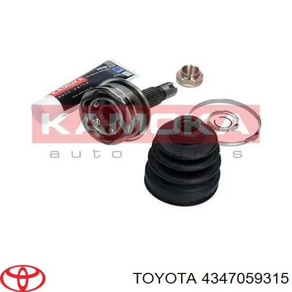 Купити 4347059315 Toyota Граната зовнішня передня ліва
