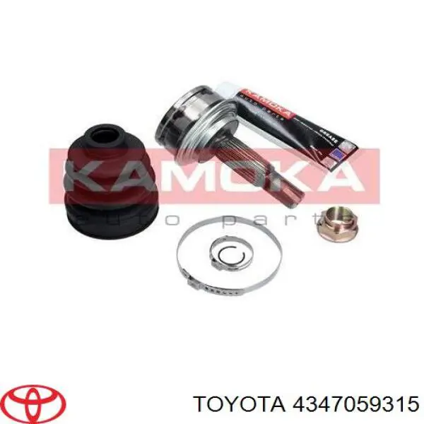 ШРКШ зовнішній передній, лівий Toyota 4347059315 ціна, від 669.03 USD