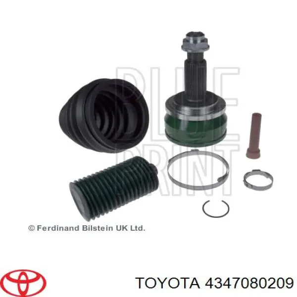 Граната зовнішня передня ліва Toyota 4347080209 ціна, від 37.53 USD