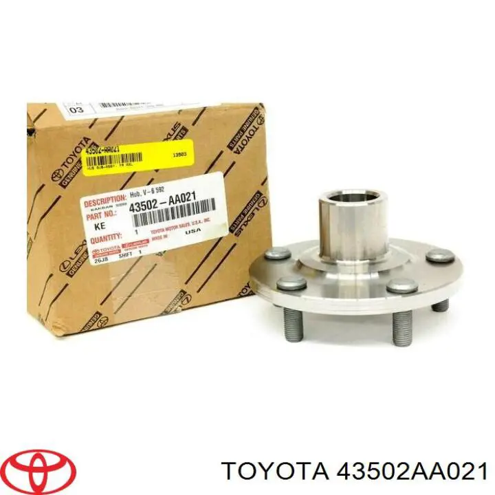 Маточина колеса передня Toyota 43502AA021 ціна, від 31.27 USD