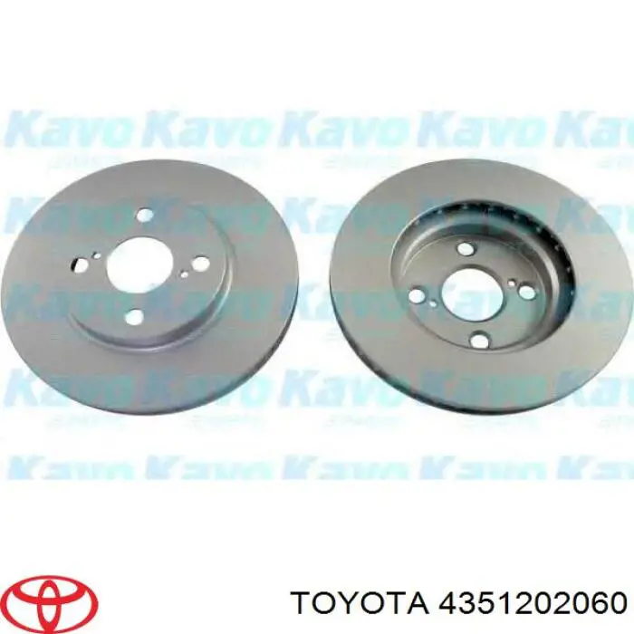 Диск переднього гальма Toyota 4351202060 ціна, від 39.90 USD