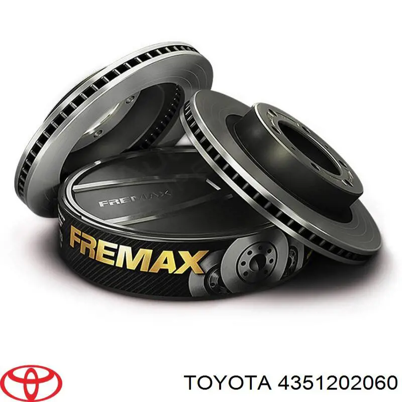 4351202060 Toyota Гальмо дискове переднє