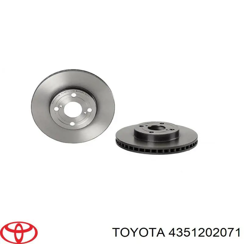 Купити 4351202071 Toyota Ротор гальмівний