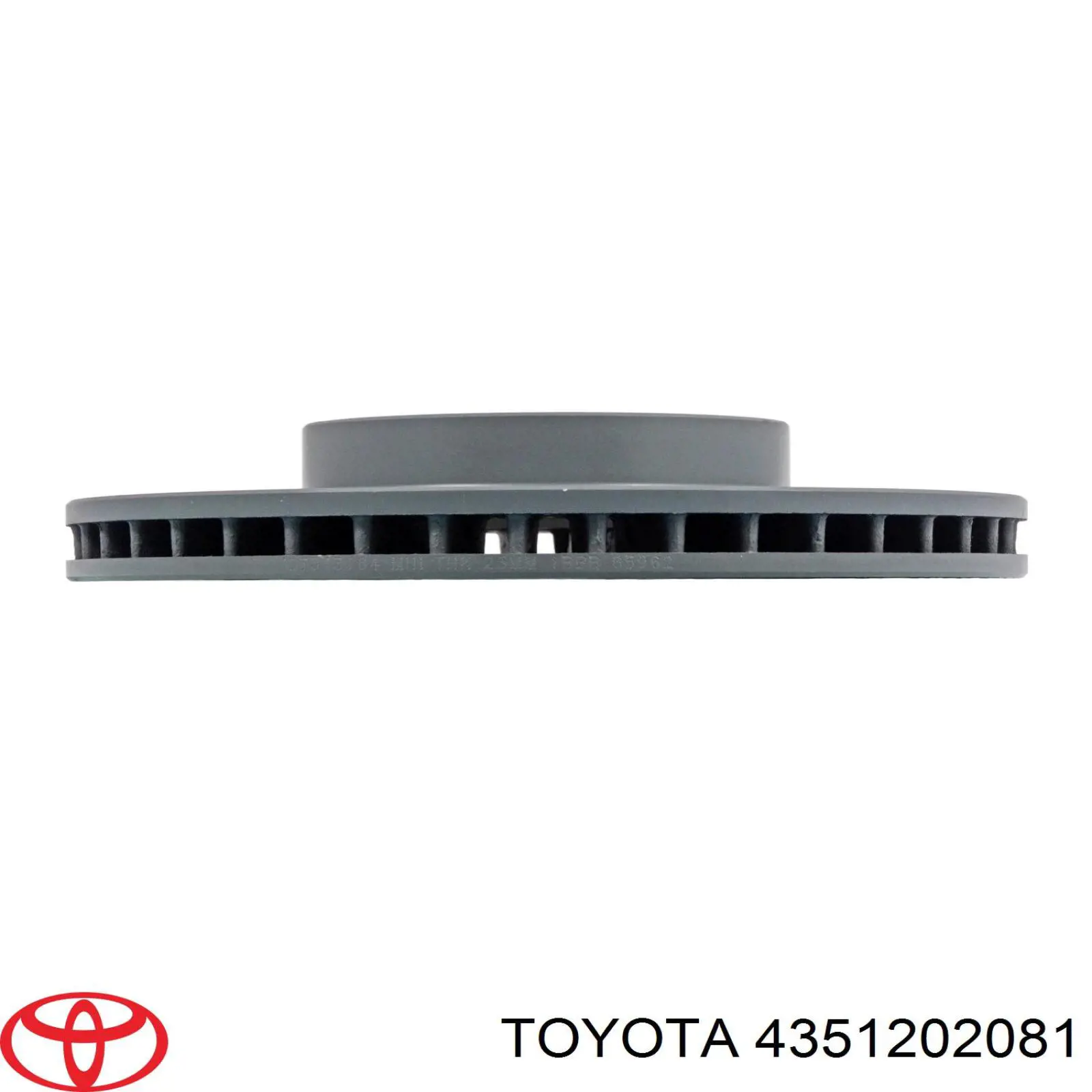 Диск переднього гальма Toyota 4351202081 ціна, від 36.31 USD
