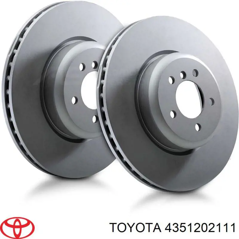 Гальмівні диски передні 4351202111 Toyota