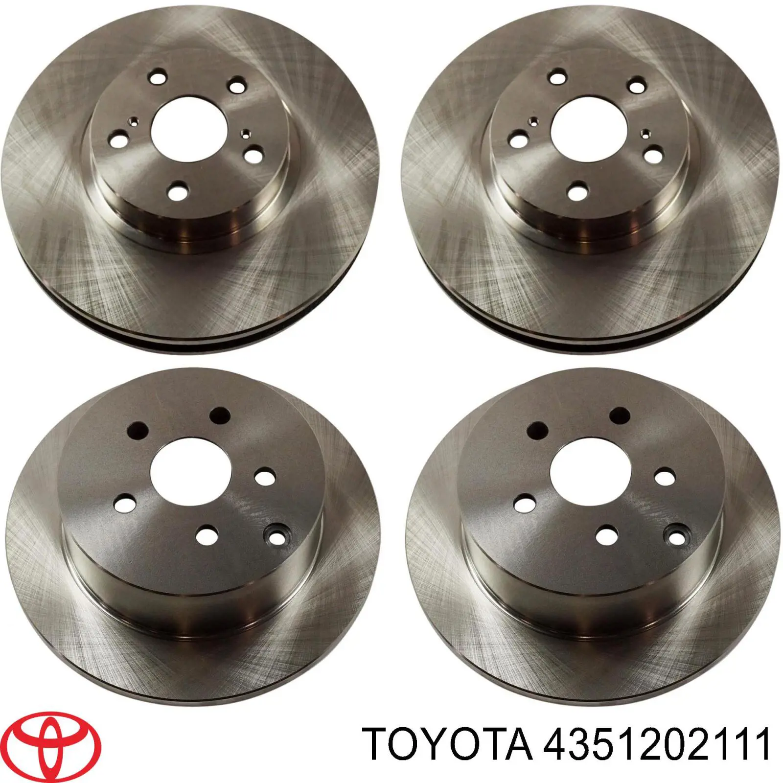 Диск гальмівний передній Toyota 4351202111