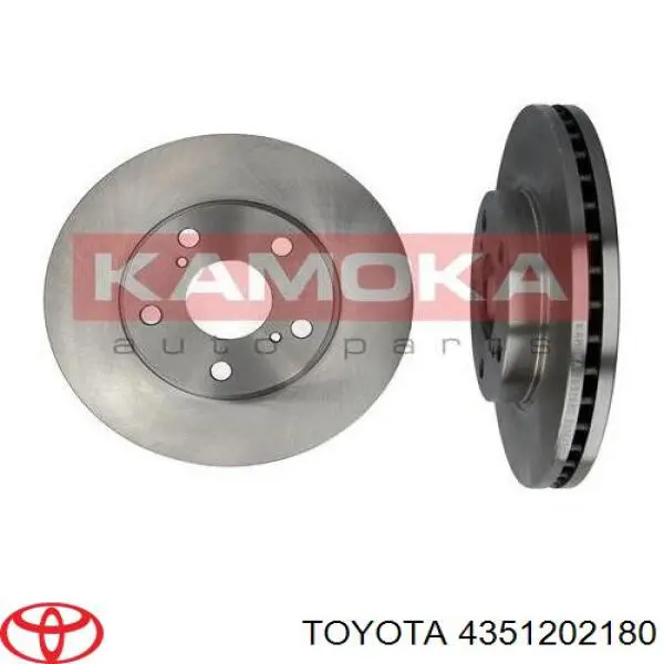Диск гальмівний передній Toyota 4351202180