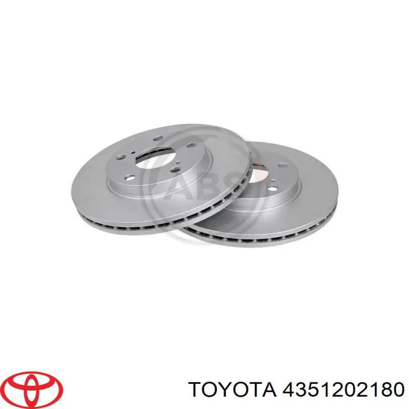 Диск переднього гальма Toyota 4351202180 ціна, від 36.79 USD