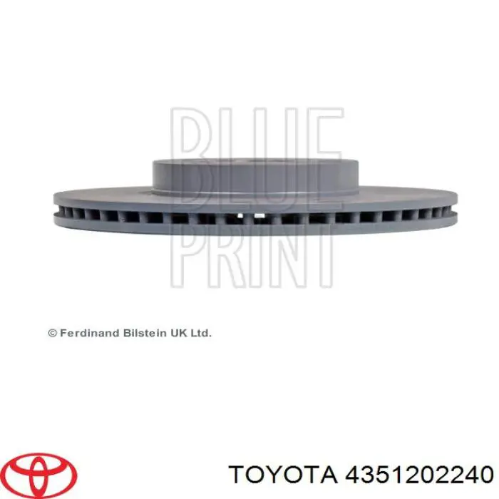 4351202240 Toyota Гальмо дискове переднє