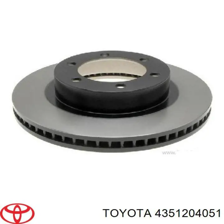 4351204051 Toyota диск гальмівний передній