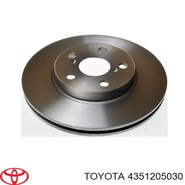 Диск переднього гальма Toyota 4351205030 ціна, від 31.82 USD