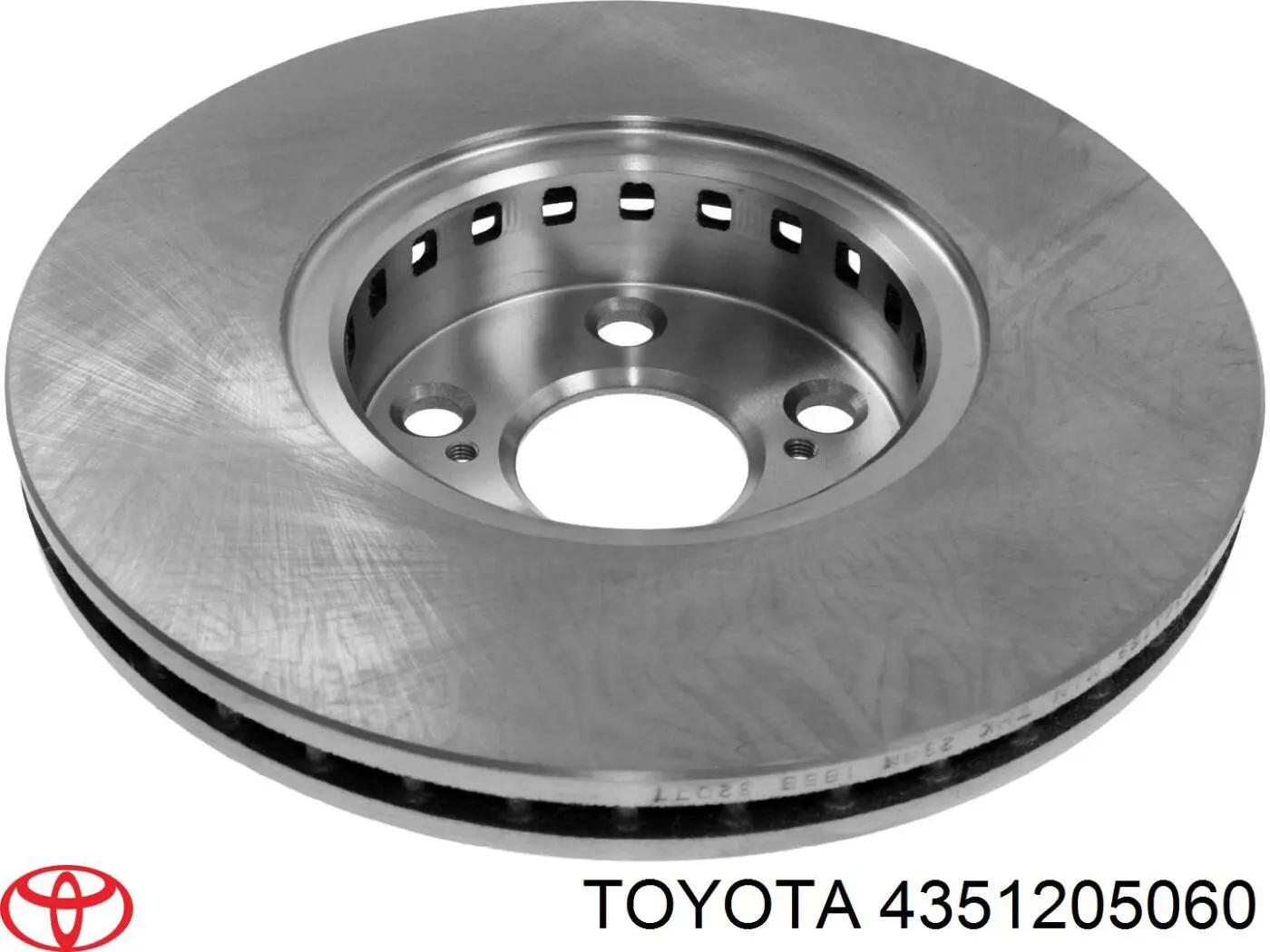 Диск переднього гальма Toyota 4351205060 ціна, від 37.18 USD