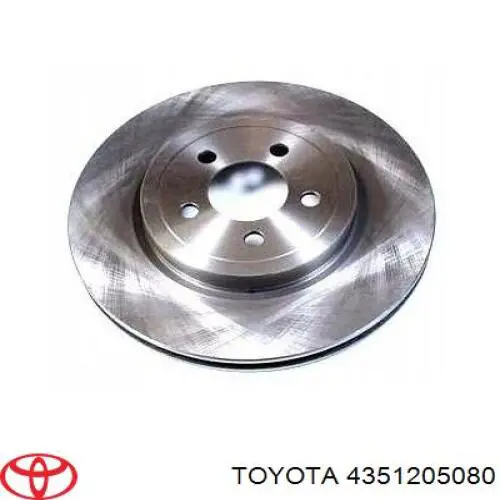 Диск гальмівний передній Toyota 4351205080
