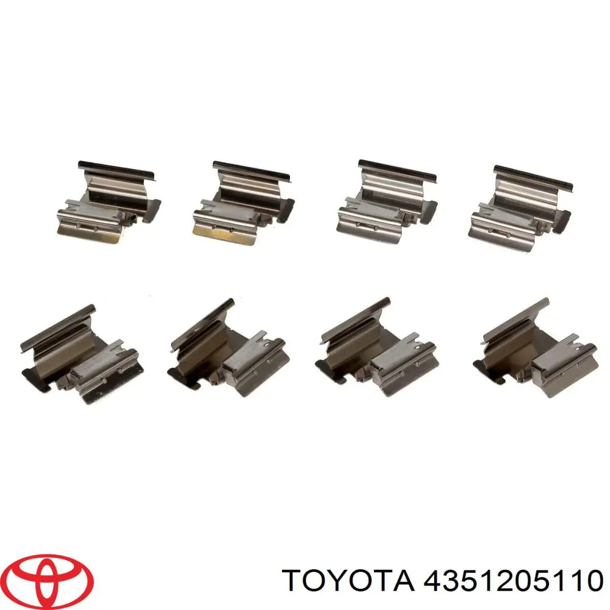 Диск гальмівний передній Toyota 4351205110